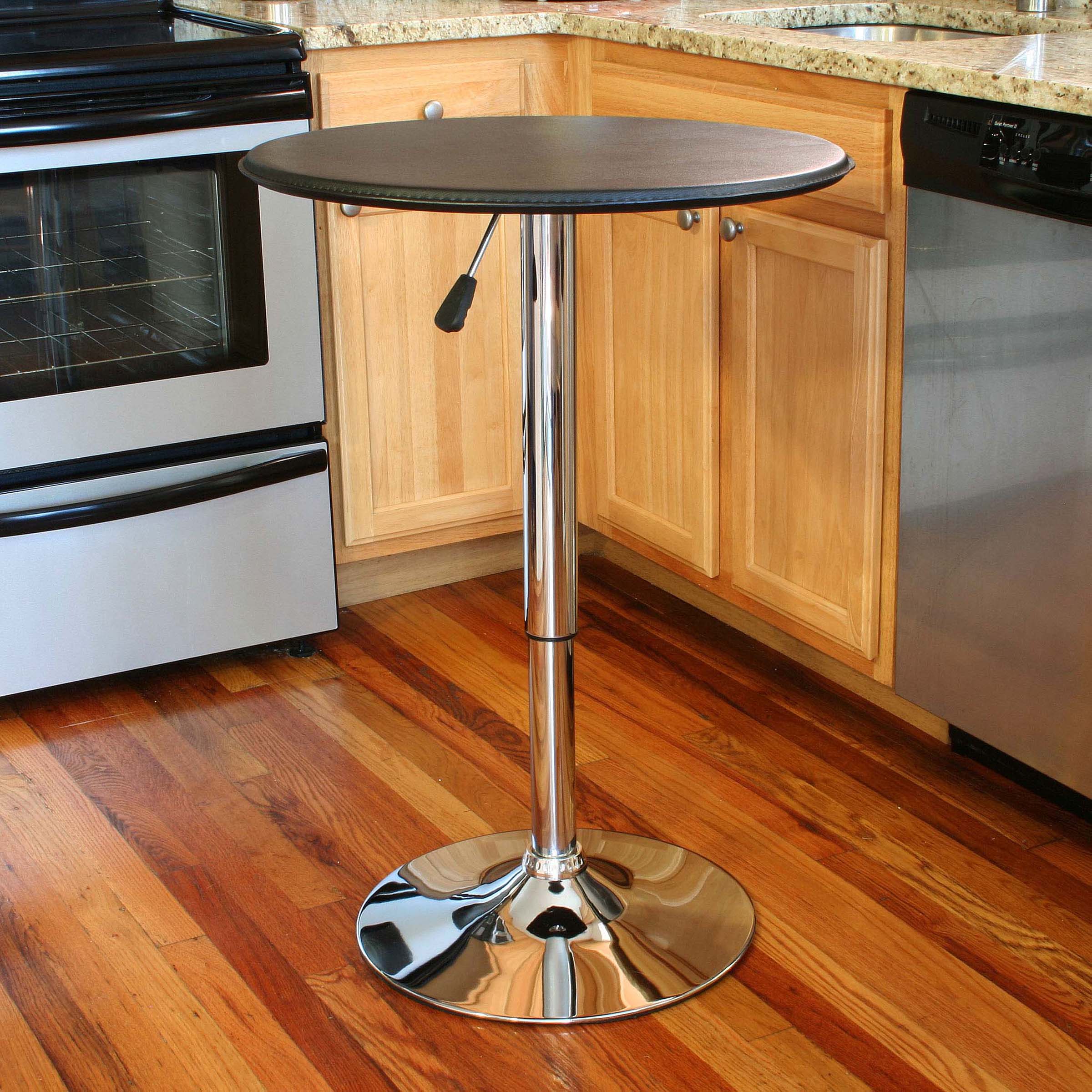 AmeriHome Adjustable Height Bar Table