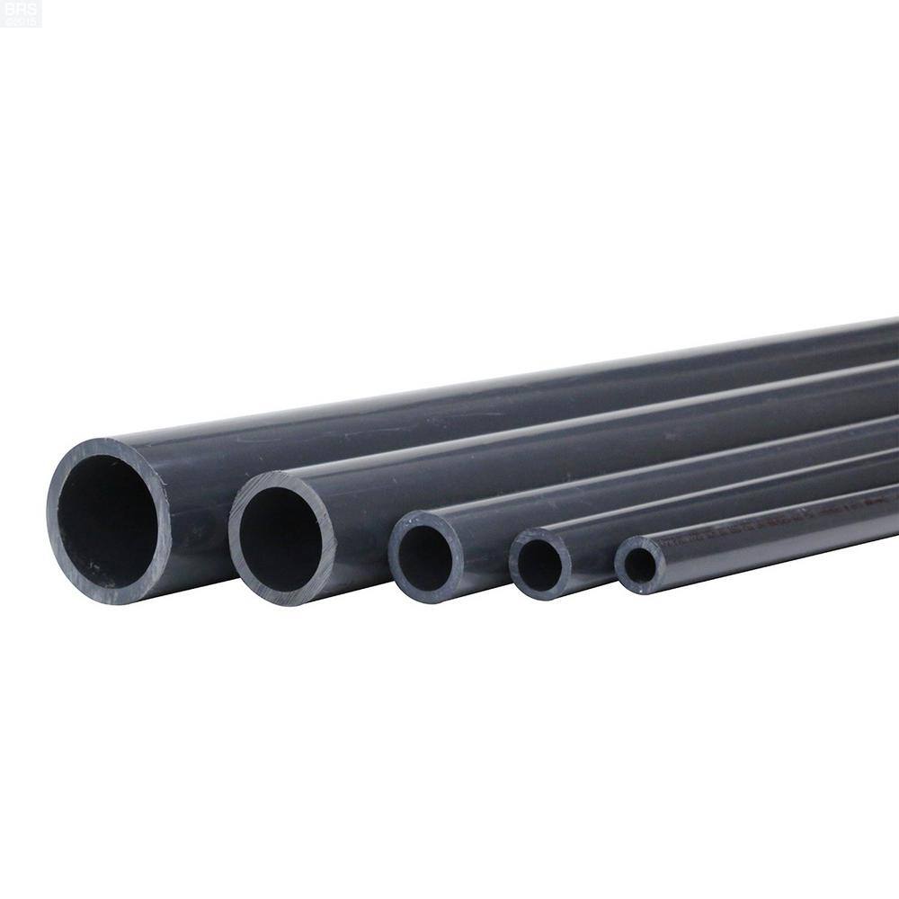 VENTRAL 1 in. x 2 ft. Industrial Grade Schedule 80 PVC Pressure Pipe PI000-43-08-1020-001