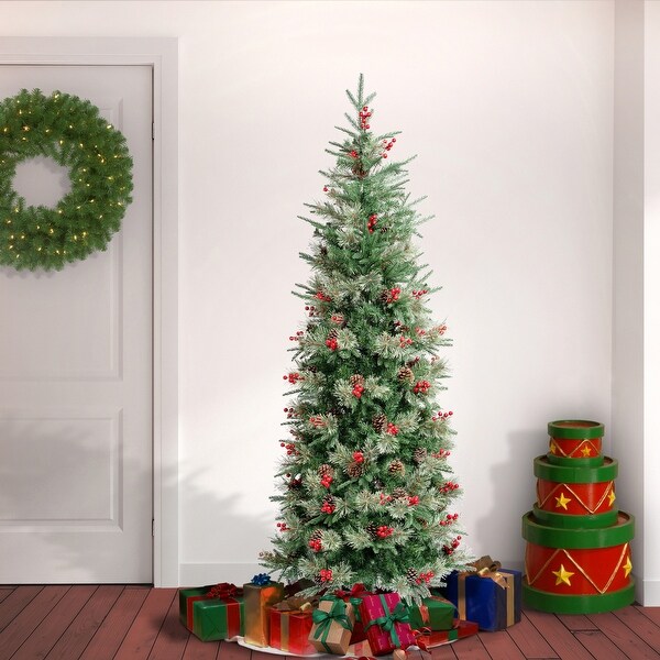 National Tree Company 6 ft. Virginia Pine Slim Tree