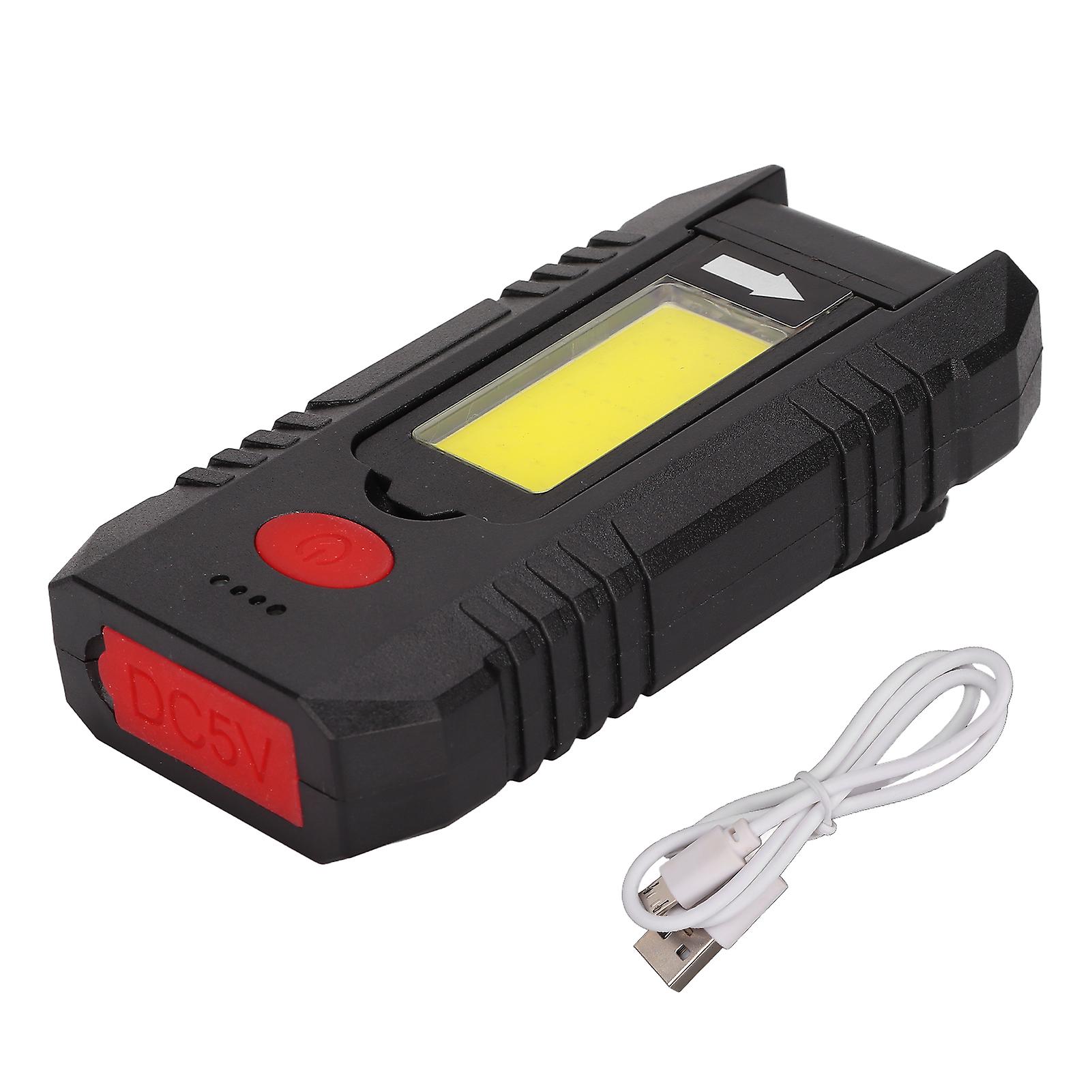 Magnetic Work Light Usb Rechargeable 4 Modes Led Cob Inspection Lamp For Outdoor Camping Car Repairing