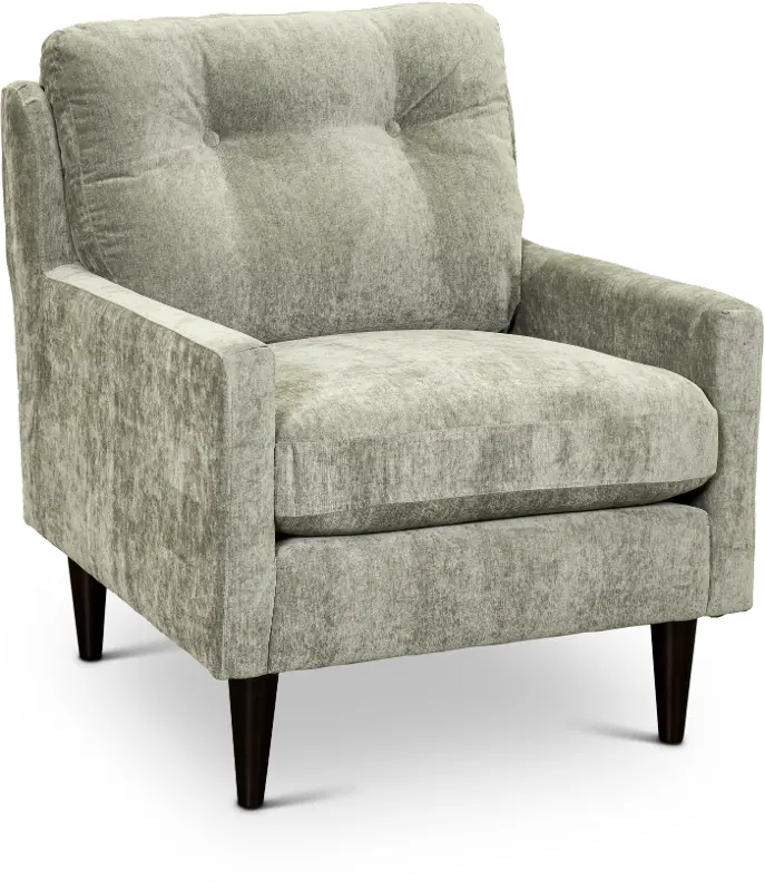 Trevin Cement Gray Upholstered Accent Chair