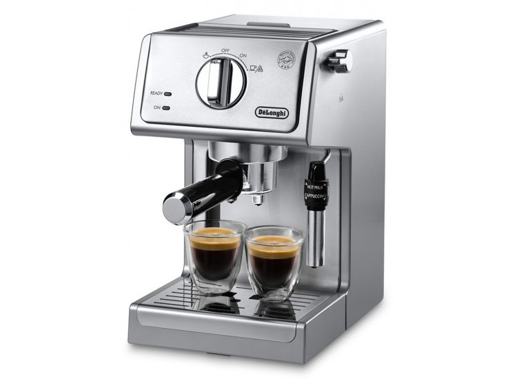 DeLonghi Manual Stainless Steel Espresso/Cappuccino Machine