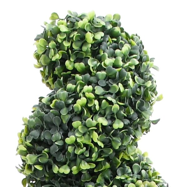 vidaXL Artificial Topiary Tree Boxwood Plant with Pot Faux Boxwood Green 46.1