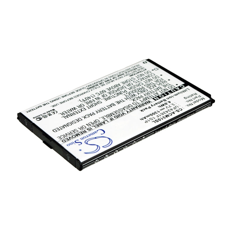 Acer Allegro M310 W4 Replacement Battery BatteryClerkcom PDA