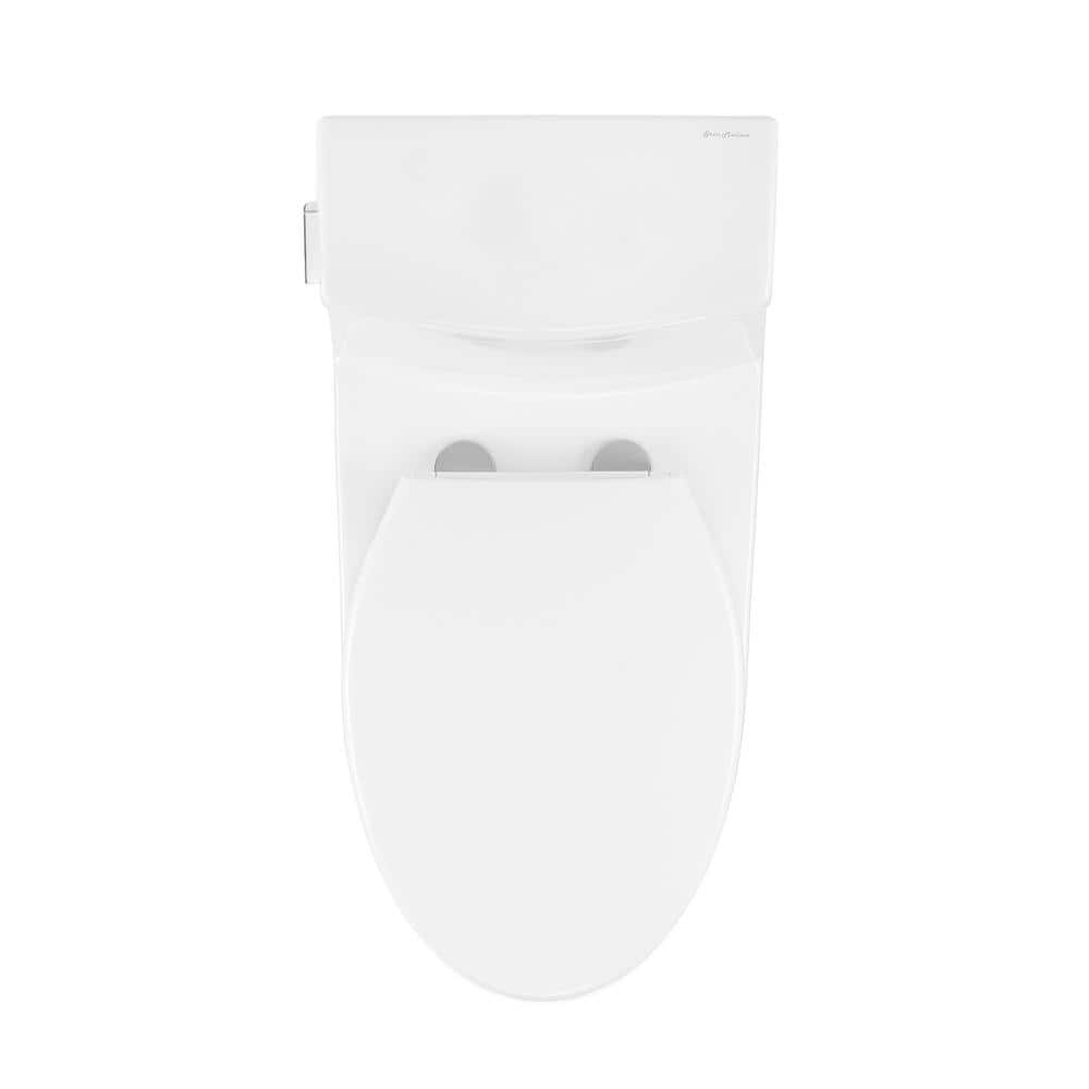 Swiss Madison Virage 1-Piece 1.28 GPF Single Flush Elongated Toilet in Glossy White, Seat Included SM-1T123