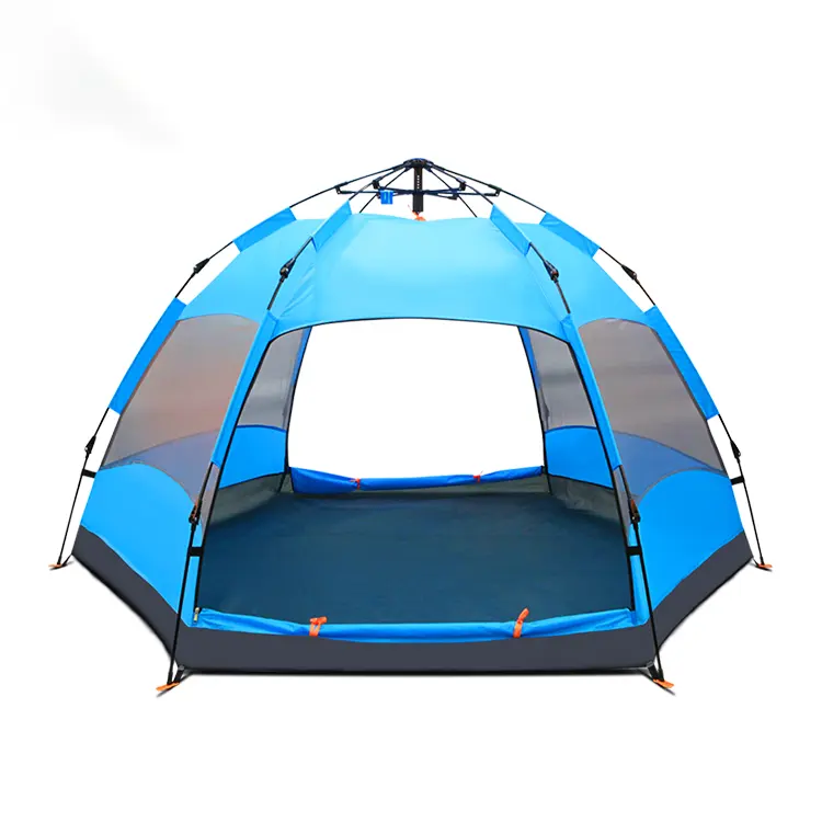 5 + Person Manufacture  Waterproof Trek Hiking Camping Hexagon Family Tent Family Tent