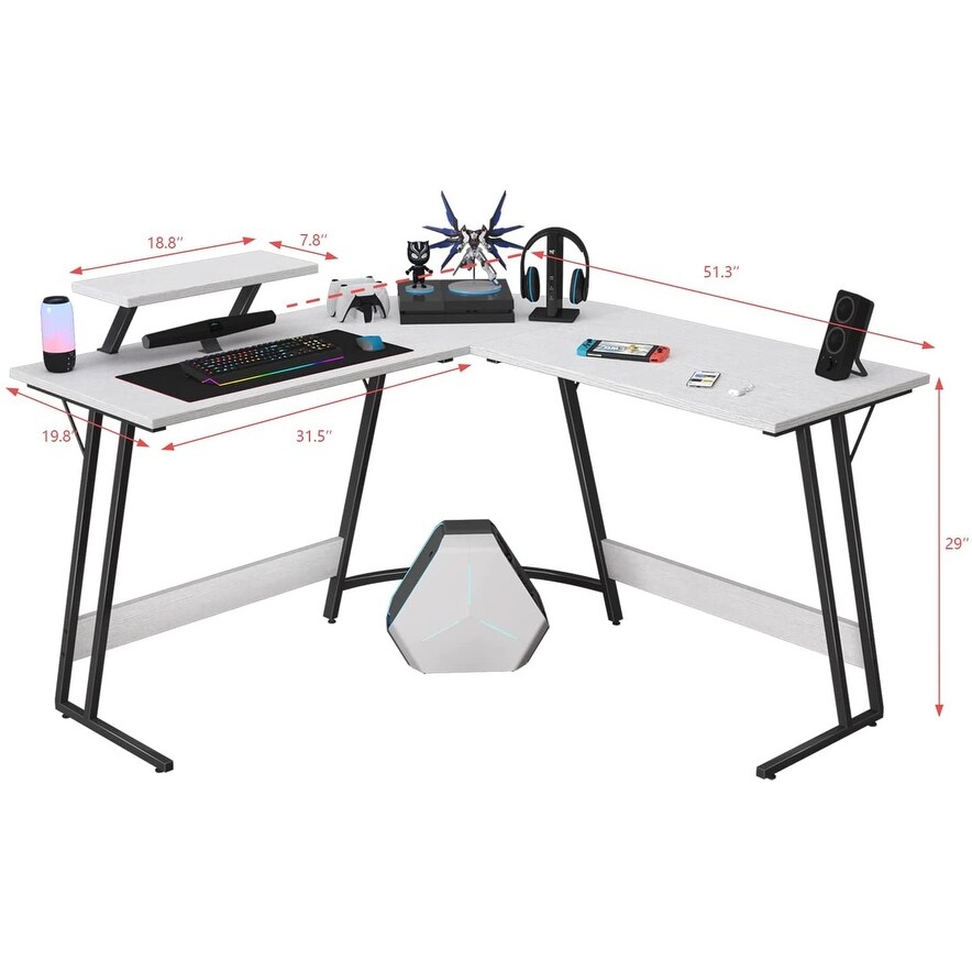 Homall L Shaped Gaming Desk Computer Corner Desk Pc Desk Table