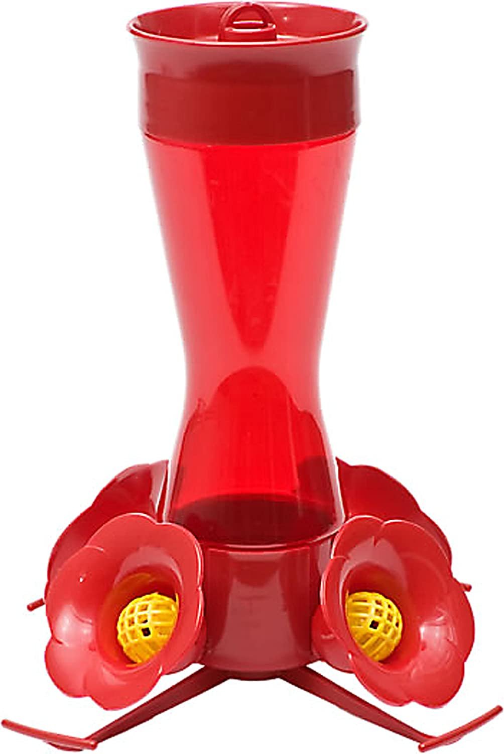 Perky Pet 403CP 8 Oz Red Plastic Pinch Waist Hummingbird Feeder