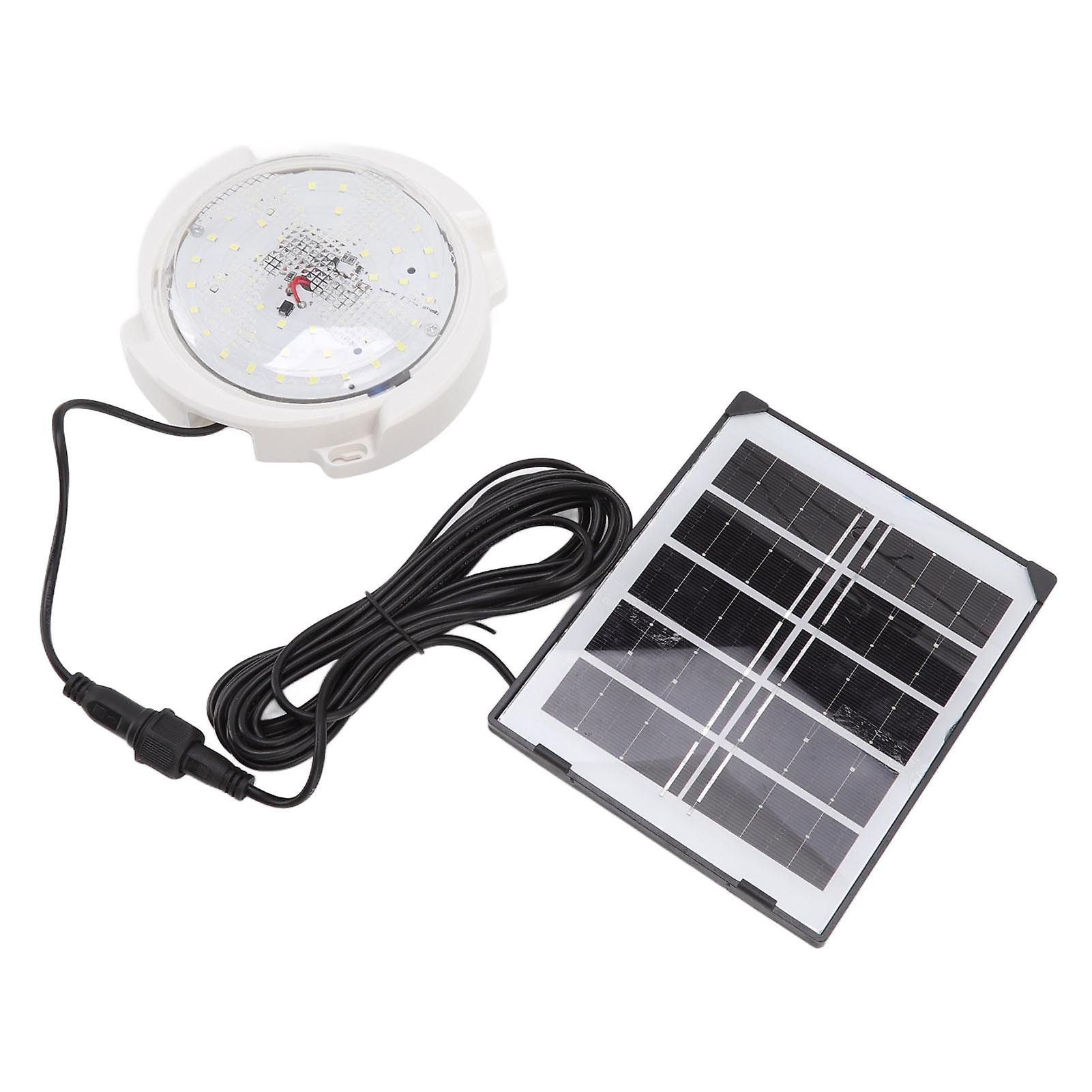 Solar Ceiling Light 2 Control Modes 50 Lamp Beads Adjustable Solar Ceiling Lamp for Indoor 45W