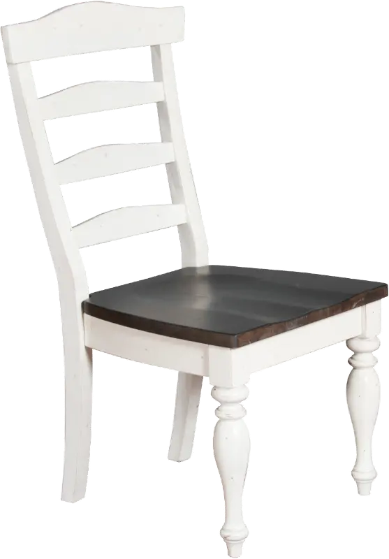 Bourbon County White Two-Tone Dining Room Chair