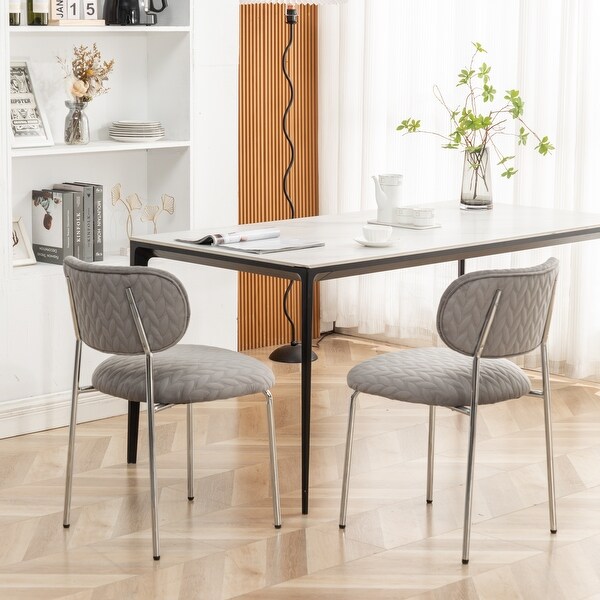 Velvet dining 2 Chair Set