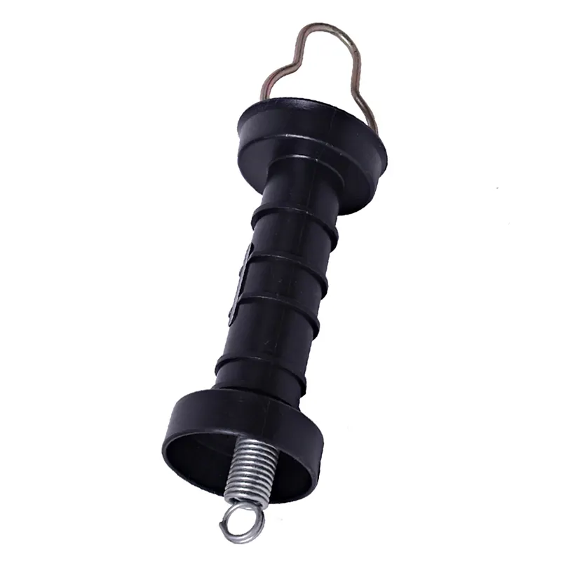 Black sustainable PP easily assembled electric fence spring gate handle