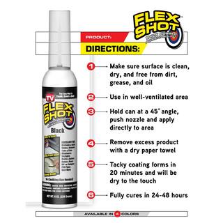 FLEX SEAL FAMILY OF PRODUCTS Flex Shot 8 fl. oz. Almond Thick Rubber Mildew Resistant Waterproof Sealant (4-Pack) FSH8A-4CS