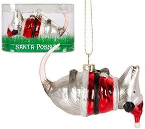 Accoutrements ACC 12980 C Santa Possum Hand Blown ...