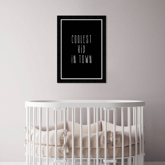 X 21 quot Coolest Kid Typography And Quotes Framed Art Print Wynwood Studio