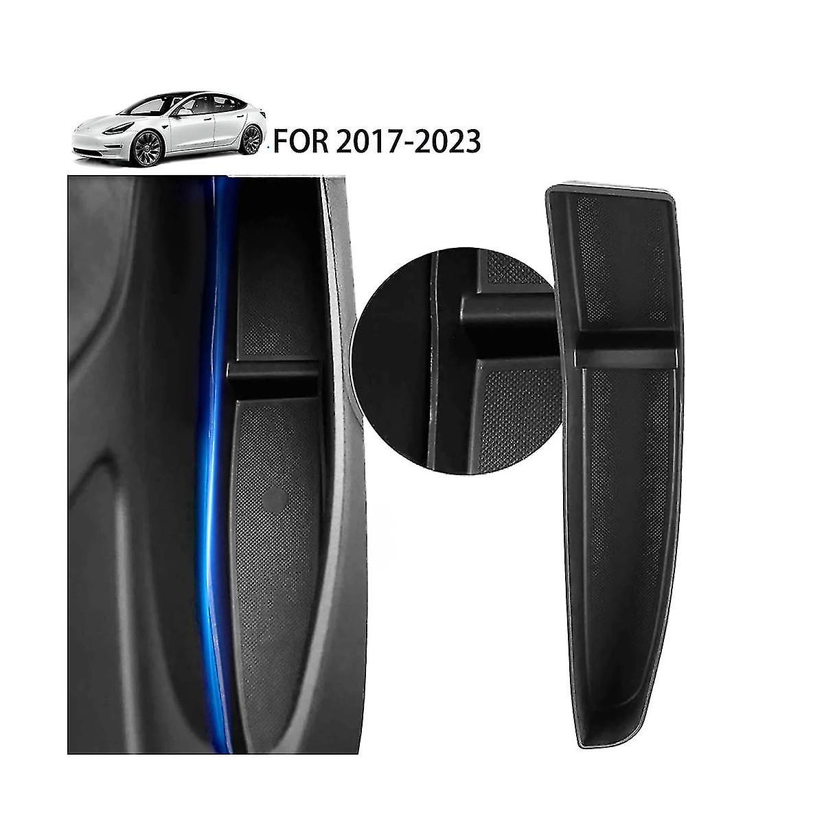 Car Door Side Storage Box For Model 3 2017-2023 Front Rear Side Door Storage Organizer Tray 4pcs