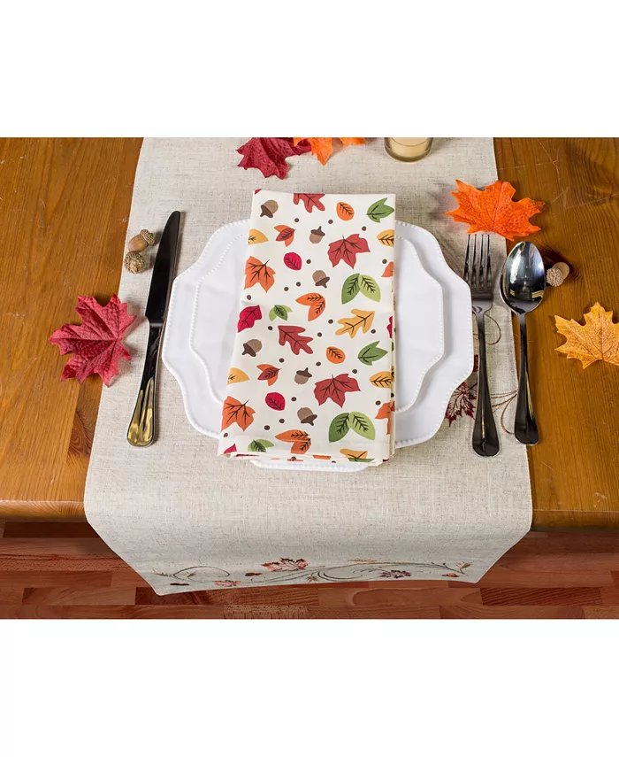 Design Imports Table Runner Autumn Wheat