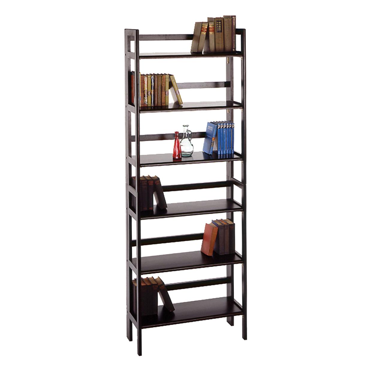 Winsome Wood Terry 3Tier Foldable Shelf Stackable Black Finish  Crowdfused