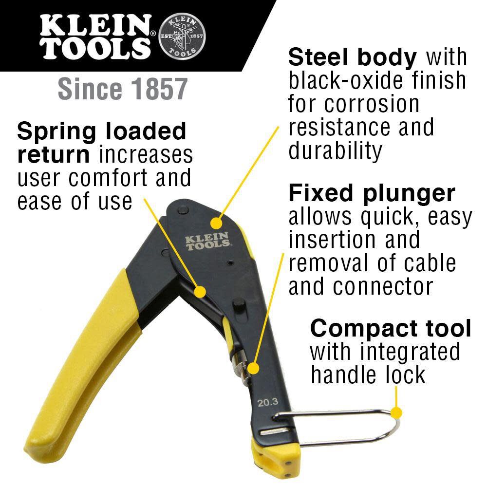 Klein Tools Coax Cable Installation Kit w/Pouch VDV026211 from Klein Tools