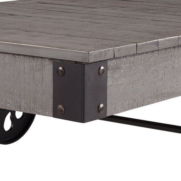 Myra Industrial and Rustic 47-inch Coffee Table by iNSPIRE Q Classic