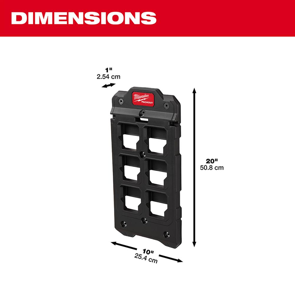 Milwaukee Tool 48-22-8486 Milwaukee PACKOUT Wall Plates