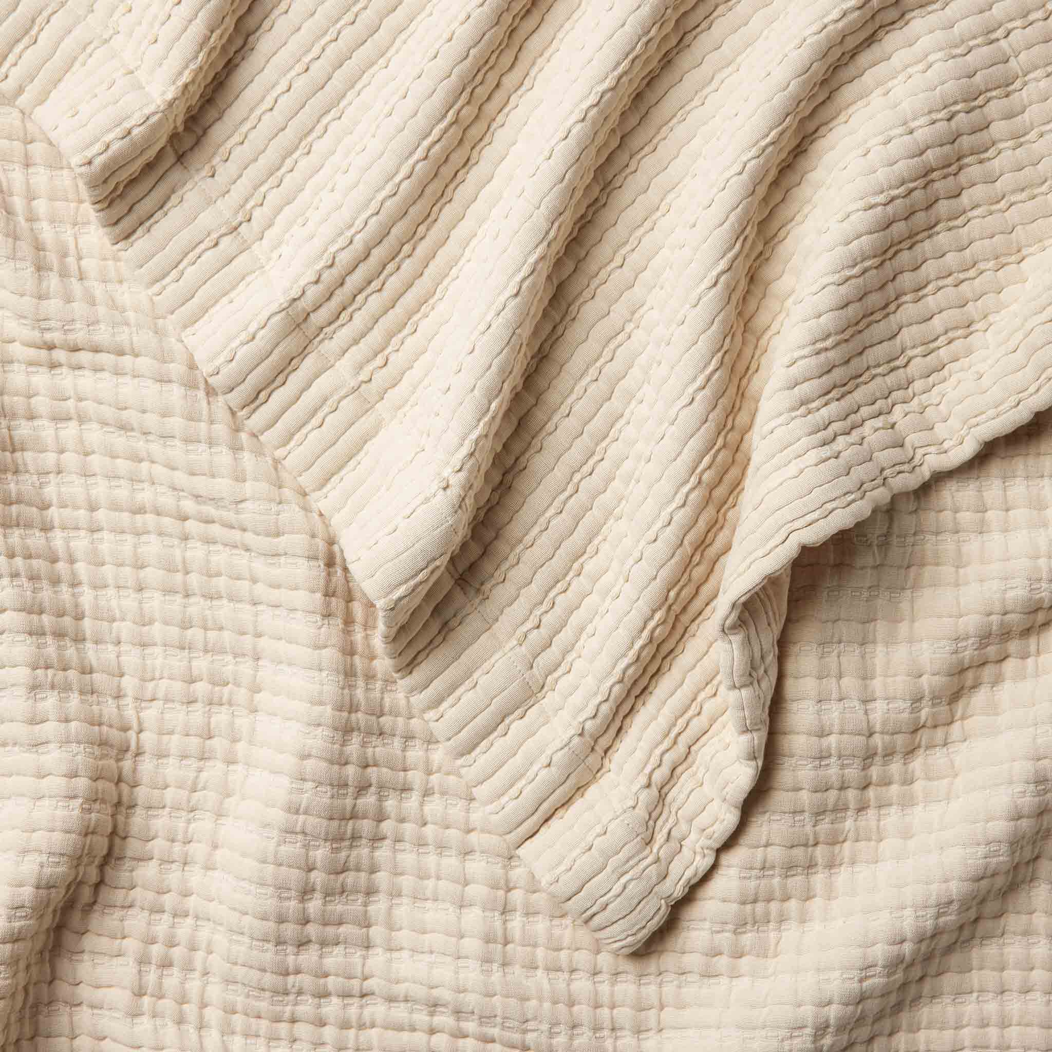 Lightweight Textured Throw Blanket - Last Call