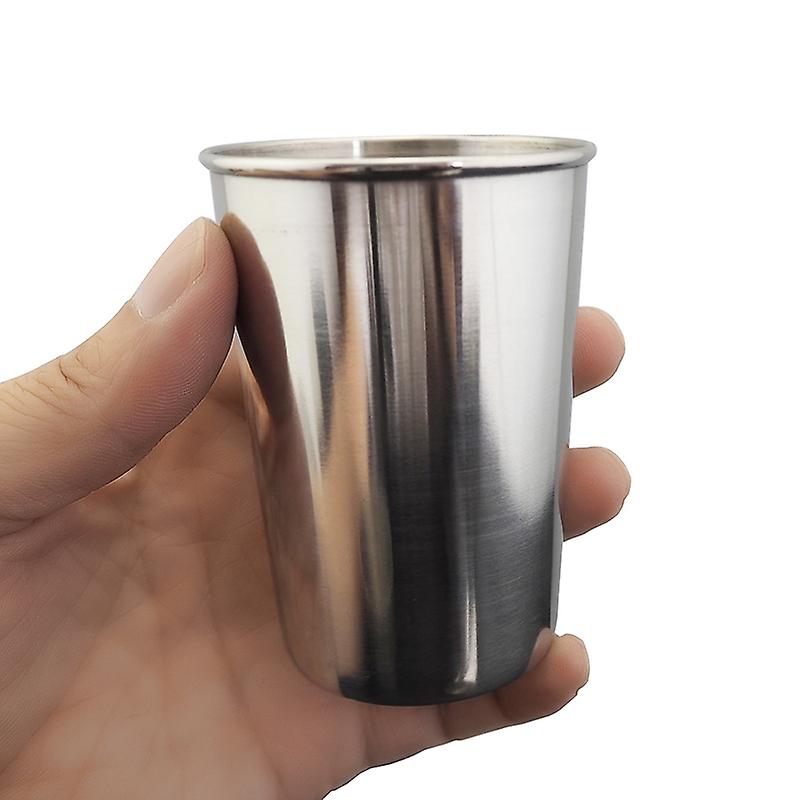 Outdoor Camping Cup Tableware 30ml/70ml/170ml Travel Cups Set Stainless Steel Mug Drinking Coffee Tea Beer Cup Home Drinkware