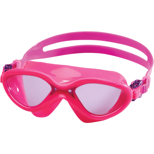 Speedo Kids Hydrospex Classic Swim Mask - Kids Swim Mask - Pink