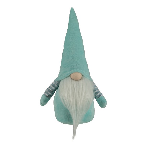 Sky Blue And White Spring Gnome