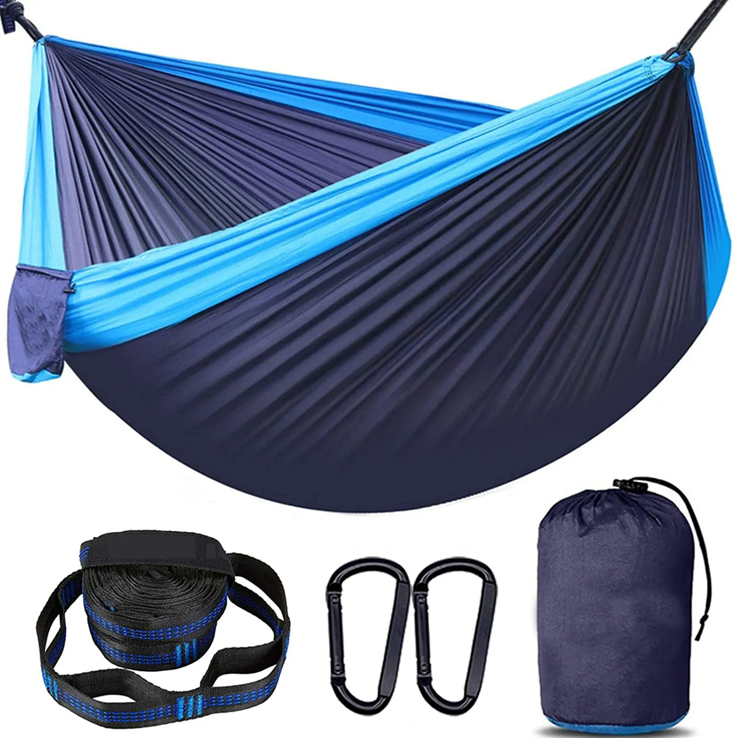 Easy Setup Lightweight Nylon Camping Hammock Swings with Installation Tools