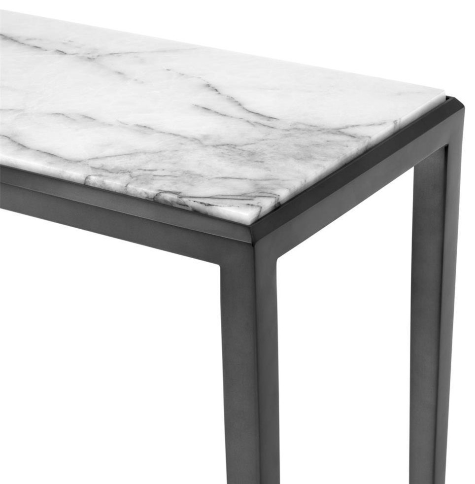 Small Marble Console Table  Eichholtz Henley S   Transitional   Console Tables   by Oroa   Distinctive Furniture  Houzz