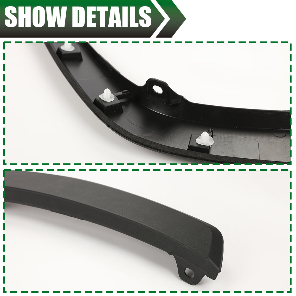 G-Plus Fender Flares Fit for 2019-2021 Toyota Rav4， OE Style Front Wheel Black Fender Molding Trim