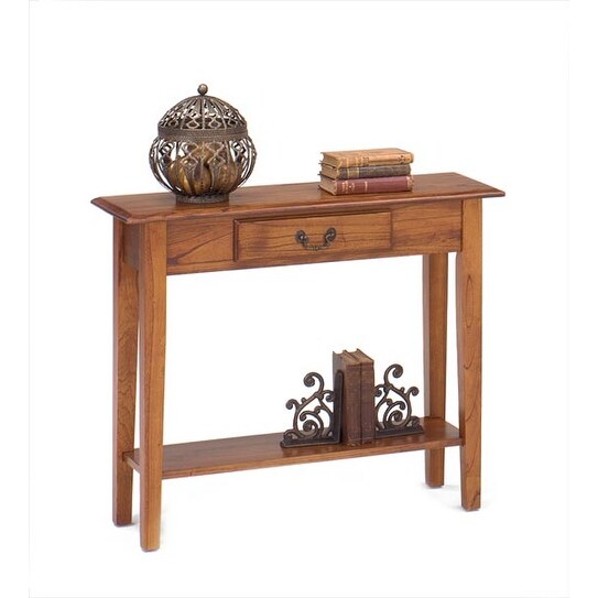 Gracewood Hollow Wood Sofa Console Table