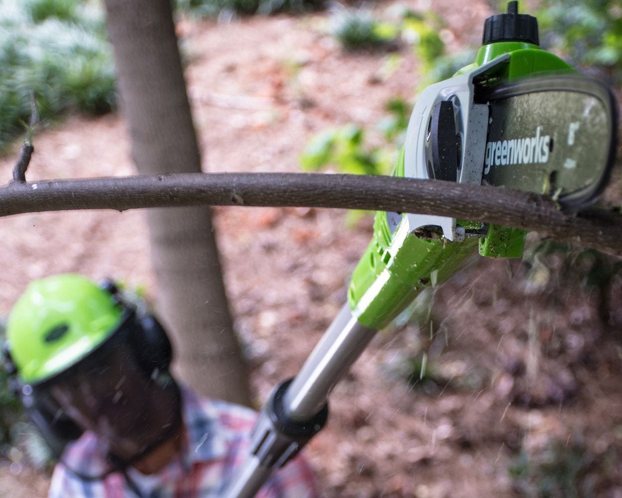 24V 8-Inch Cordless Pole Saw (Tool Only) | Greenworks Tools