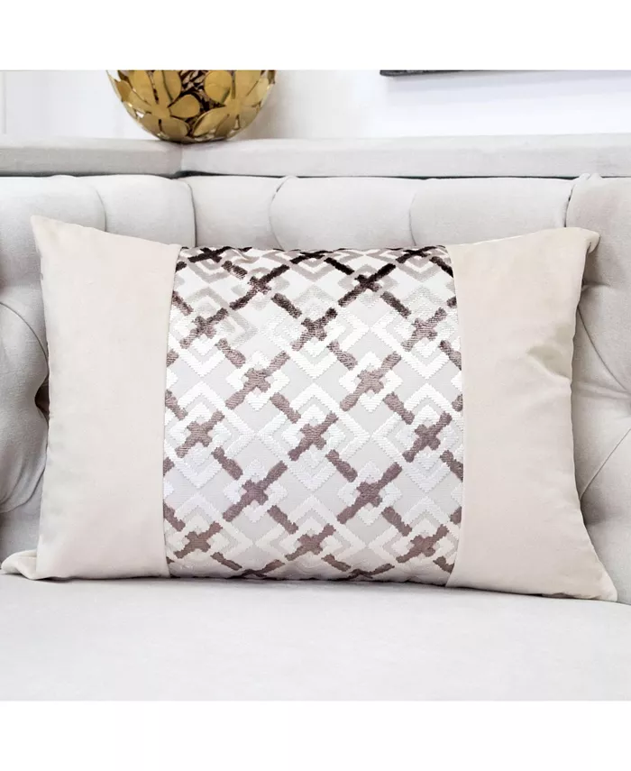 Homey Cozy Audrey Rectangle Decorative Throw Pillow