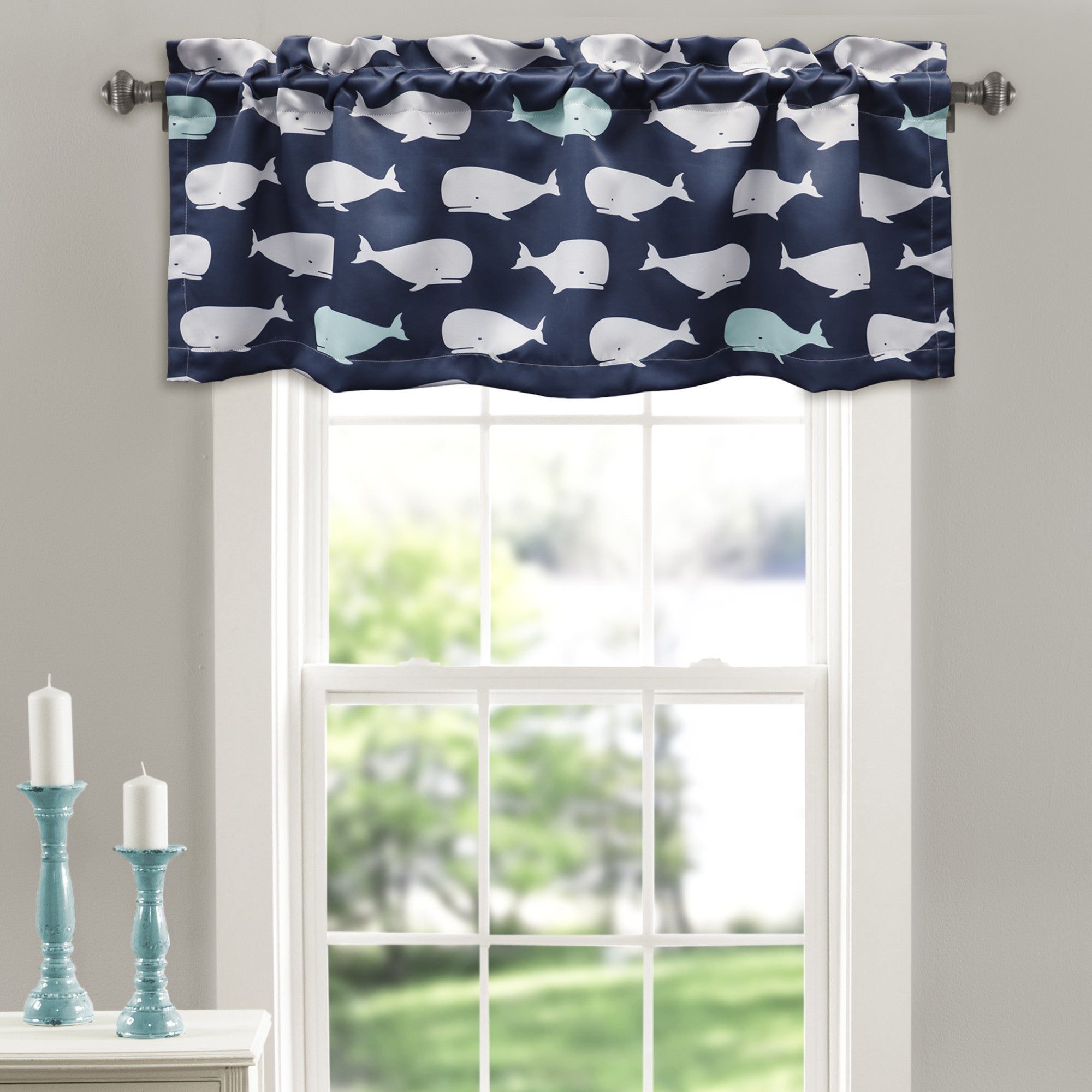 Whale Room Darkening Valance