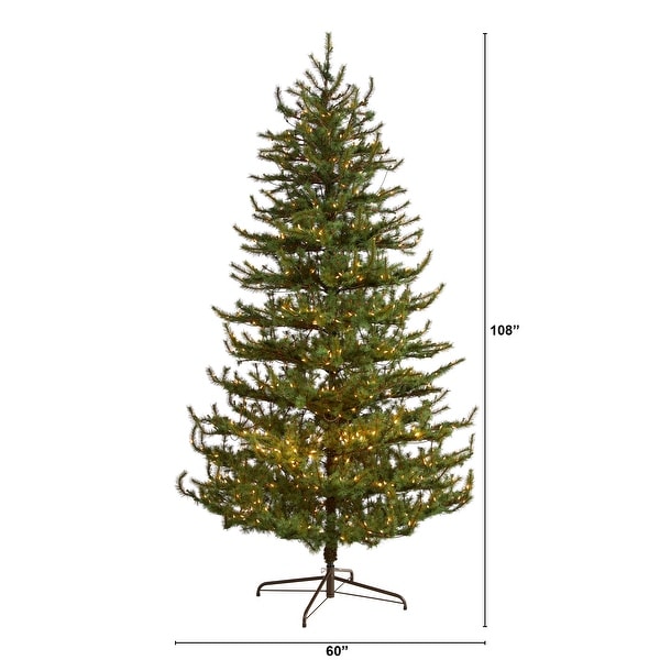 9' Vancouver Mountain Pine Christmas Tree with 750 Lights