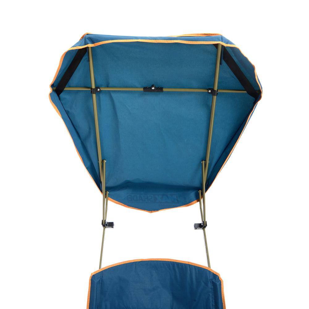 Quik Shade MAX Navy Polyester and Nylon Camp Chair 160070DS