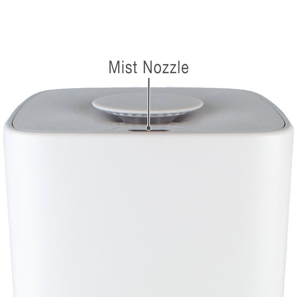 Air Innovations 1.2 Gal. Medium Cool Mist Ultrasonic Humidifier for Rooms HUMID61-WHITE