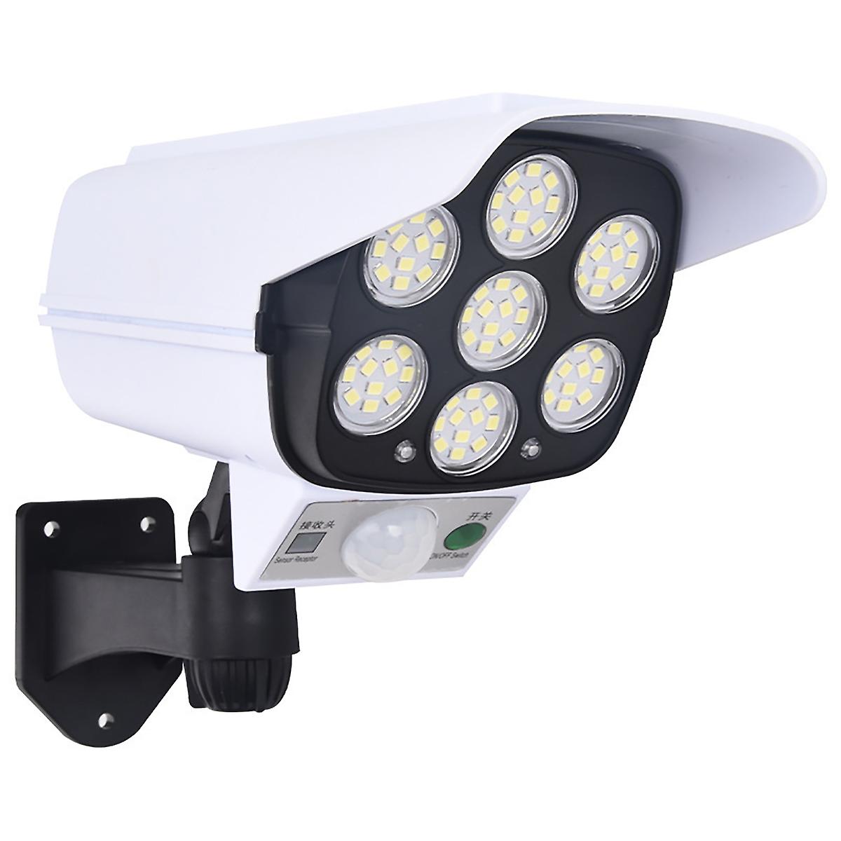 Security Dummy Camera Solar Motion Sensor Light Led Outdoor Wireless Flood Light For Home Garden