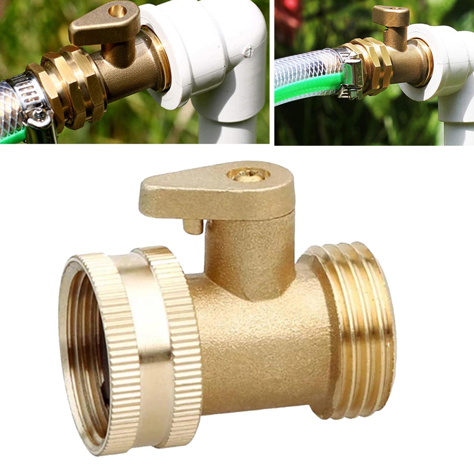 Heavy Duty Garden Hose Adapter Water Connectors Connection Tube Fittings Valve