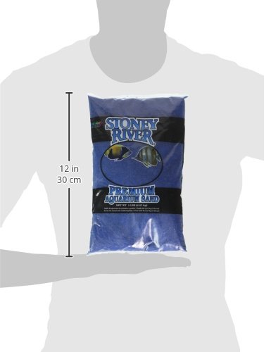 Stoney River Blue Aquatic Sand Freshwater and Marine Aquariums， 5-Pound Bag