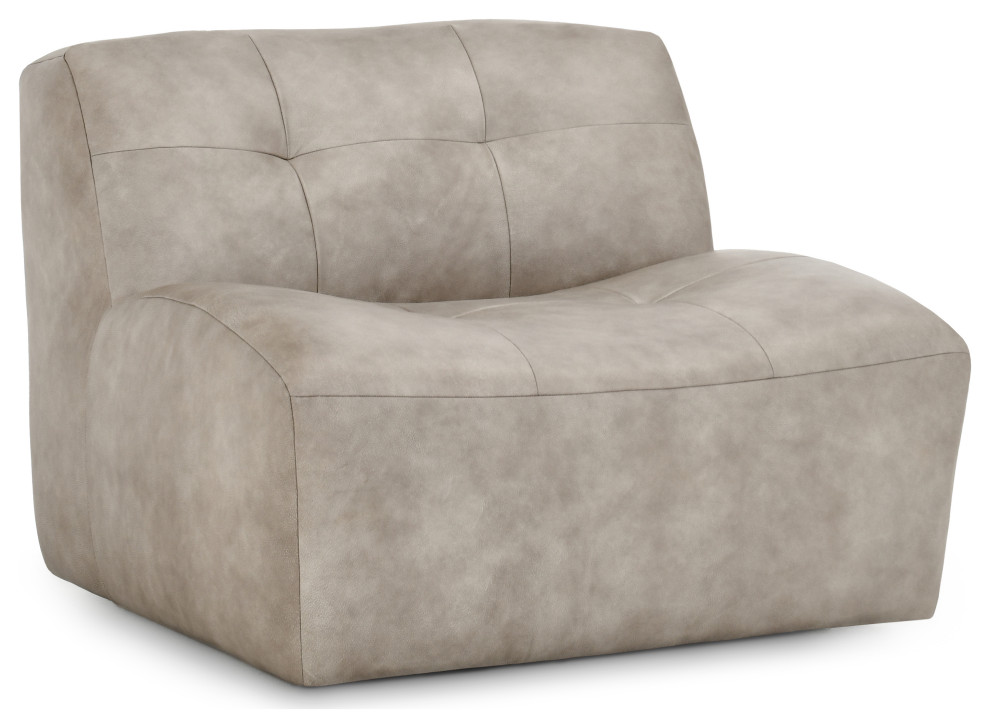 Gabriel Swivel Accent Chair Sand by Kosas Home   Contemporary   Armchairs And Accent Chairs   by Kosas  Houzz