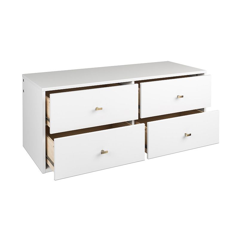 Prepac Floating 4-Drawer Dresser Wall Decor