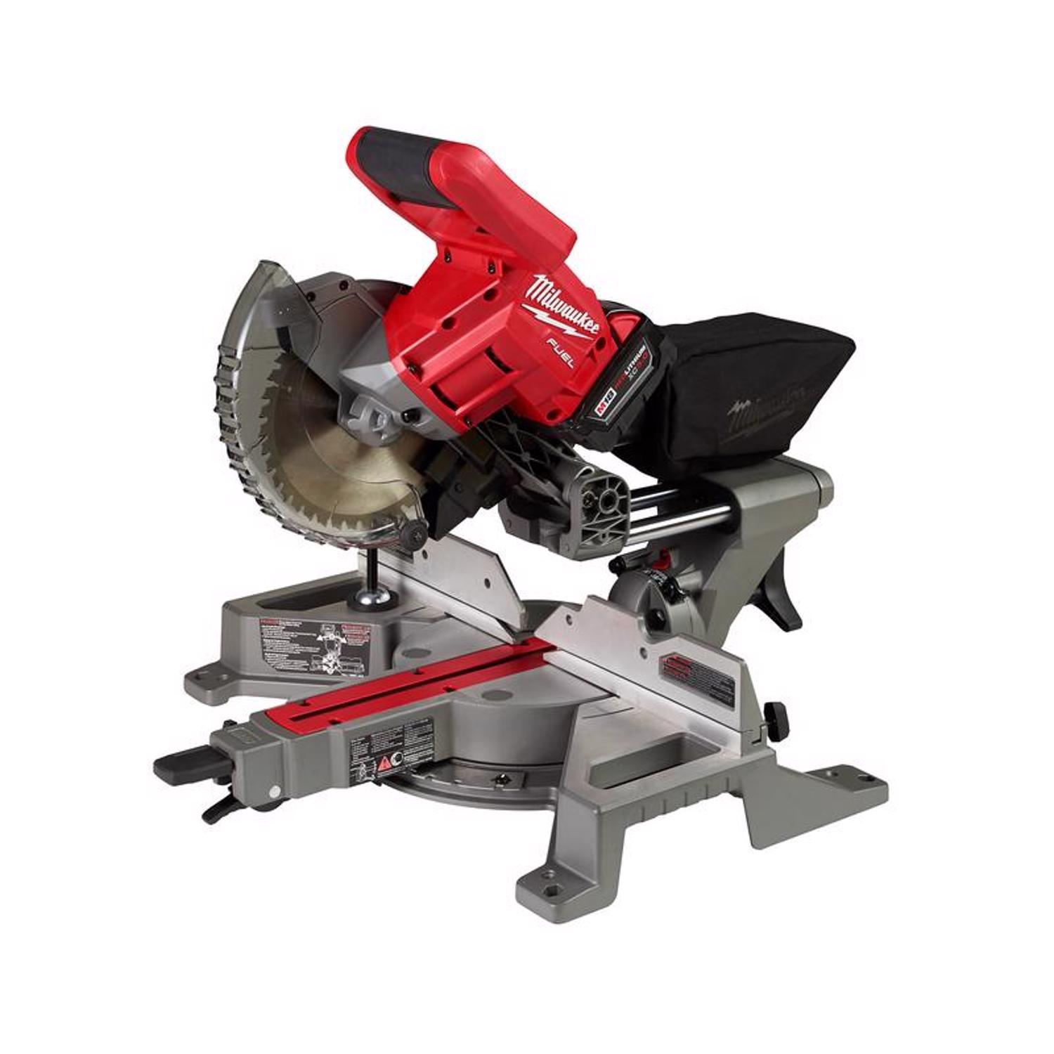 MW M18 FUEL 18 V 7-1/4 in. Cordless Brushless Dual-Bevel Sliding Compound Miter Saw Tool Only