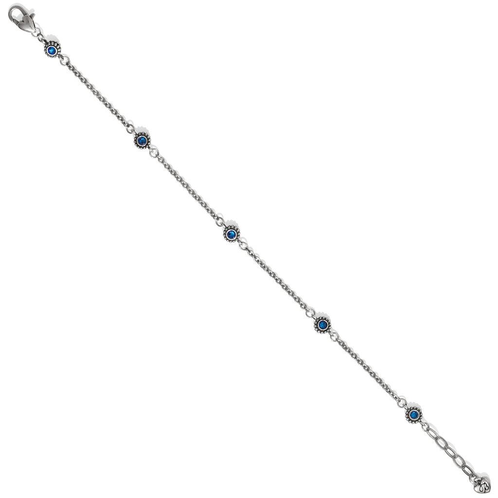 Brighton  Twinkle Anklet in Silver-Sapphire