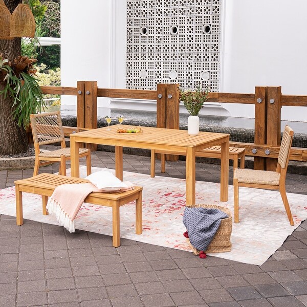 Cambridge Casual Paxton 5piece Teak Outdoor Dining Set