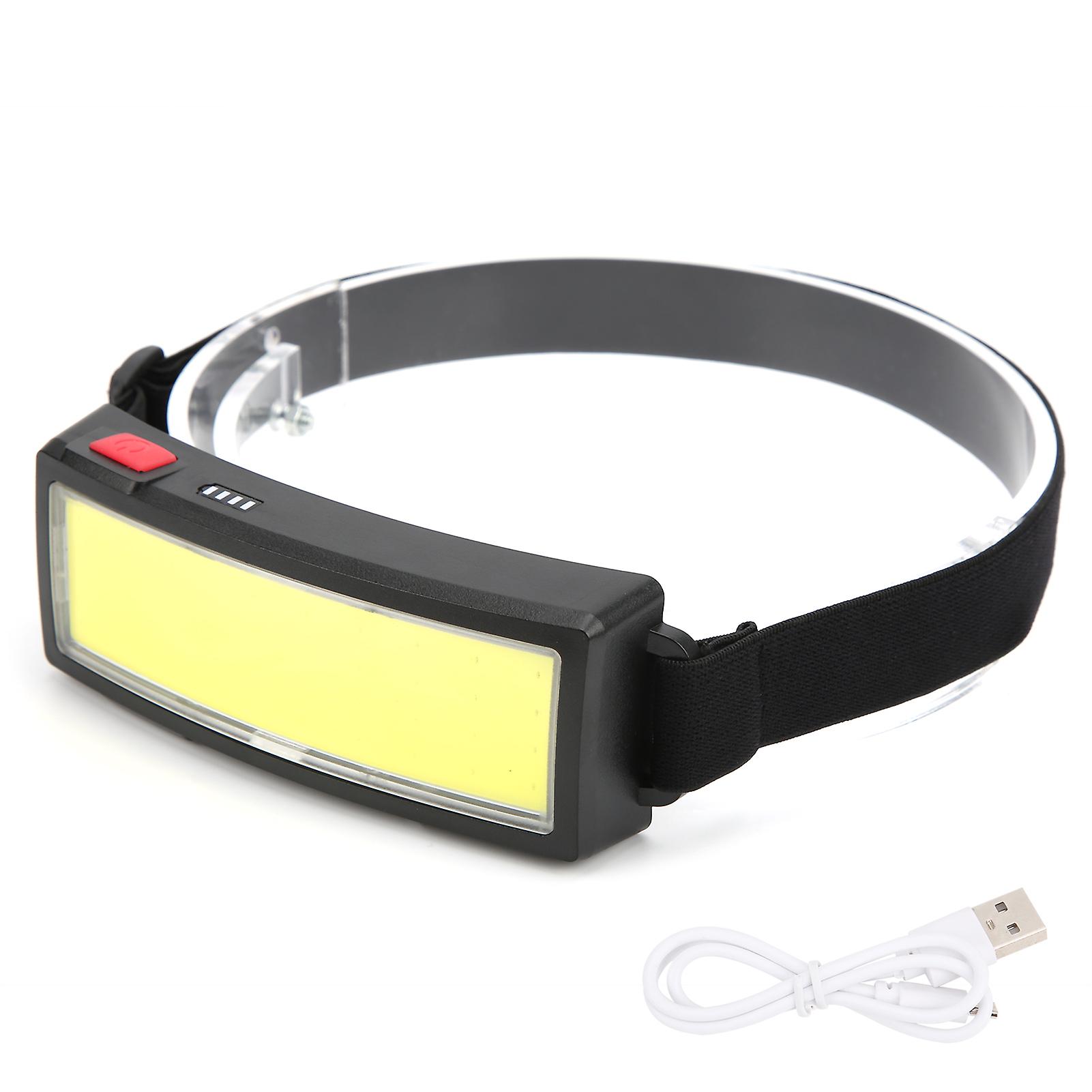 Ultralight Headlight Usb Charging Camping Flood Light Cob Headlamp For Cycling Camping