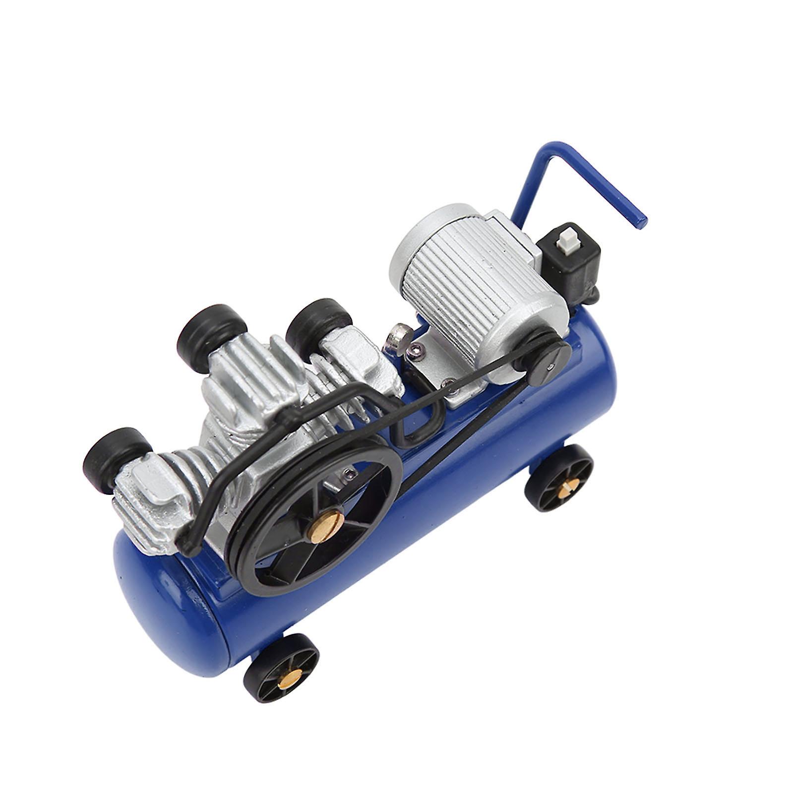 Mini Simulation Air Compressor Decoration Rc Accessories For Scx10 1/10 Remote Control Crawler Carblue