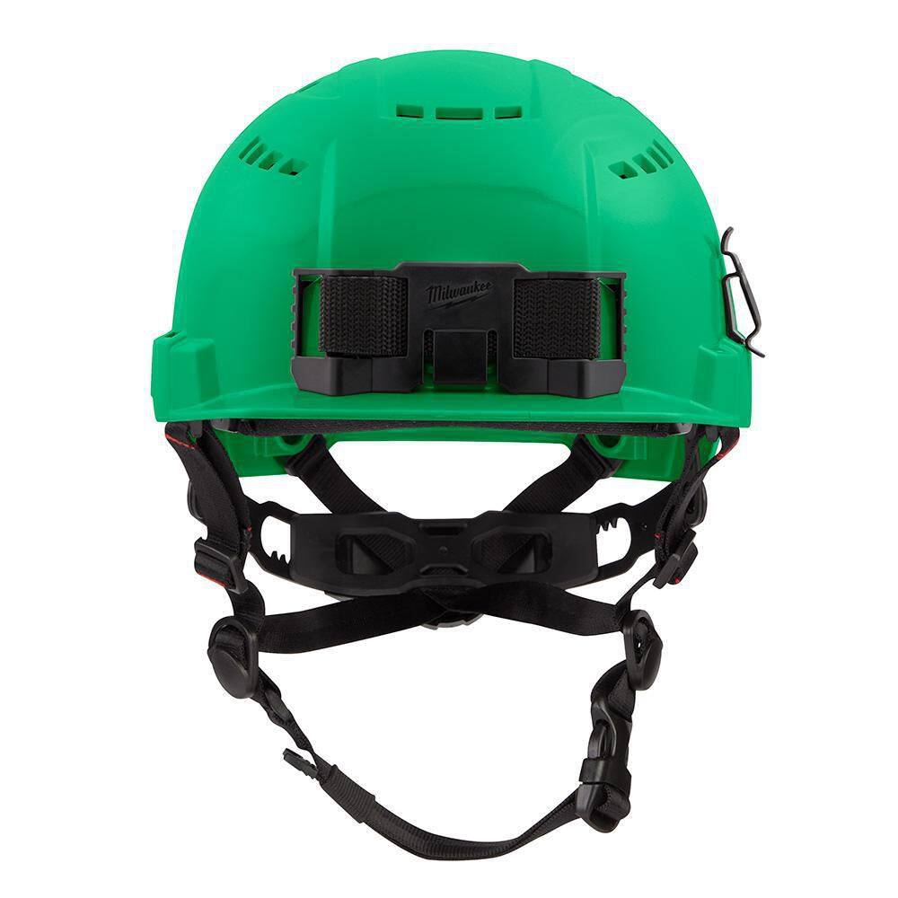 MW BOLT Green Type 2 Class C Front Brim Vented Safety Helmet (2-Pack) 48-73-1326X2